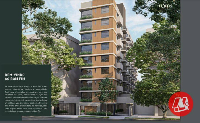 Apartamento com 1 Quarto à Venda, 90 m² em Bom Fim - Porto Alegre