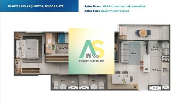 Imagem Imóvel com 2 Quartos à Venda, 49 m² em Sancho - Recife Imagem Imóvel com 2 Quartos à Venda, 49 m² em Sancho - Recife