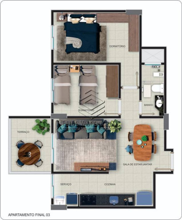 Imagem Apartamento com 2 Quartos à Venda, 61 m² em Canto Do Forte - Praia Grande Imagem Apartamento com 2 Quartos à Venda, 61 m² em Canto Do Forte - Praia Grande