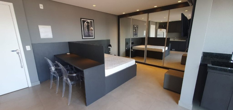 Imagem Apartamento com 1 Quarto para Alugar, 35 m² em Campo Belo - São Paulo