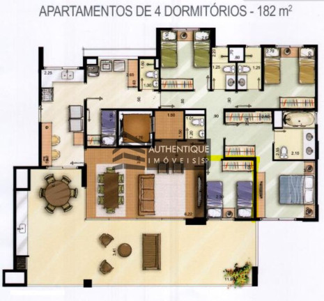 Imagem Apartamento com 3 Quartos à Venda, 183 m² em Parque Da Mooca - São Paulo Imagem Apartamento com 3 Quartos à Venda, 183 m² em Parque Da Mooca - São Paulo
