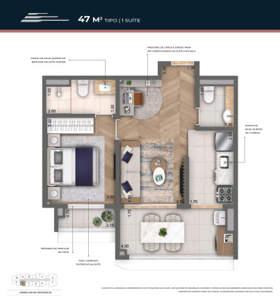 Imagem Flat com 1 Quarto à Venda, 47 m² em Vila Mariana - São Paulo