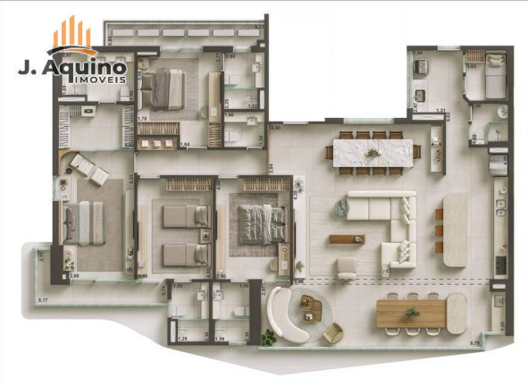Imagem Apartamento com 3 Quartos à Venda, 129 m² em Meireles - Fortaleza Imagem Apartamento com 3 Quartos à Venda, 129 m² em Meireles - Fortaleza