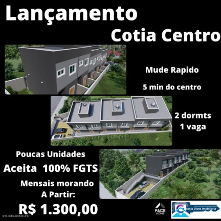 Imagem Casa à Venda, 55 m² em Residencial Aruarama - Programa Casa Verde Amarela - Cotia