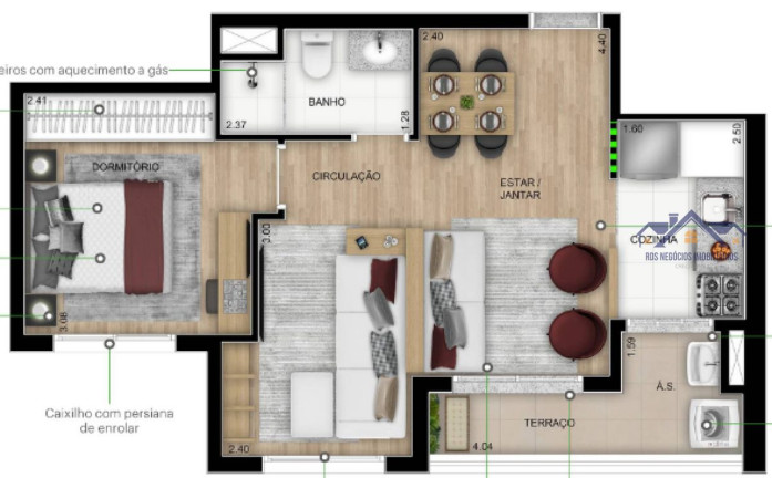 Imagem Apartamento com 2 Quartos à Venda, 47 m² em Vila Anastácio - São Paulo Imagem Apartamento com 2 Quartos à Venda, 47 m² em Vila Anastácio - São Paulo
