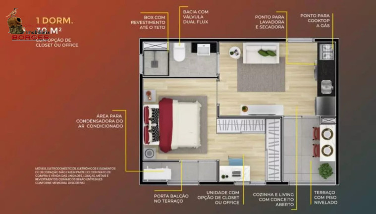 Imagem Apartamento com 1 Quarto à Venda, 30 m² em Jardim Aeroporto - São Paulo