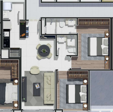 Imagem Apartamento com 1 Quarto à Venda, 65 m² em Zona Nova - Capão Da Canoa