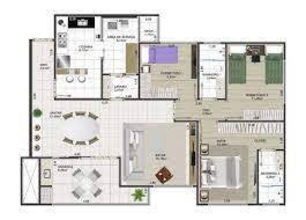 Imagem Apartamento com 3 Quartos à Venda, 119 m² em Centro - Arapongas Imagem Apartamento com 3 Quartos à Venda, 119 m² em Centro - Arapongas