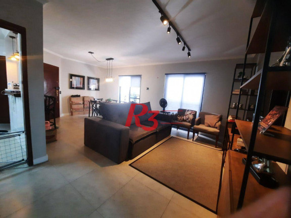 Apartamento com 3 Quartos à Venda, 121 m² em Gonzaga - Santos