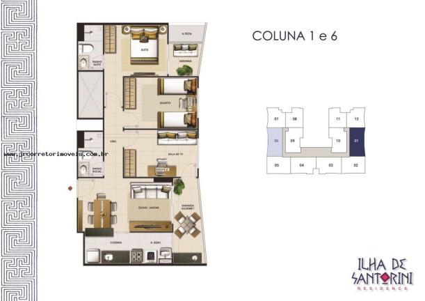Imagem Apartamento com 3 Quartos à Venda, 68 m² em Praia Itaparica - Vila Velha Imagem Apartamento com 3 Quartos à Venda, 68 m² em Praia Itaparica - Vila Velha