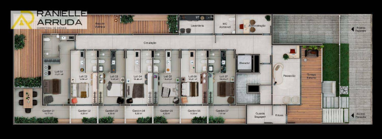 Imagem Apartamento com 1 Quarto à Venda, 18 m² em Jardim Oceania - João Pessoa