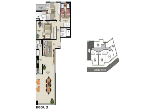 Imagem Apartamento com 3 Quartos à Venda, 95 m² em Praia Do Morro - Guarapari Imagem Apartamento com 3 Quartos à Venda, 95 m² em Praia Do Morro - Guarapari