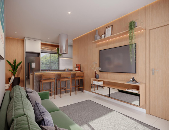 Imagem Apartamento com 2 Quartos à Venda, 51 m² em Cidade Jardim - São José Dos Pinhais