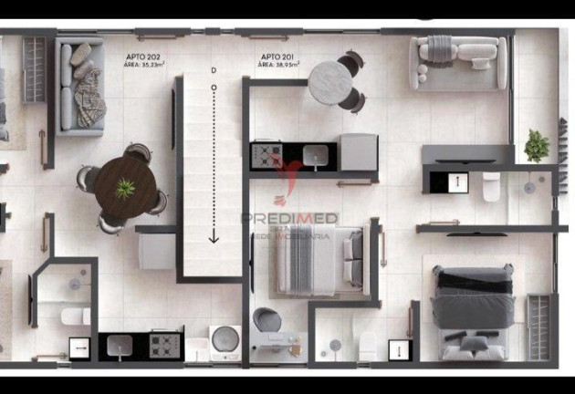 Imagem Apartamento com 2 Quartos à Venda, 43 m² em Mangabeira - João Pessoa Imagem Apartamento com 2 Quartos à Venda, 43 m² em Mangabeira - João Pessoa
