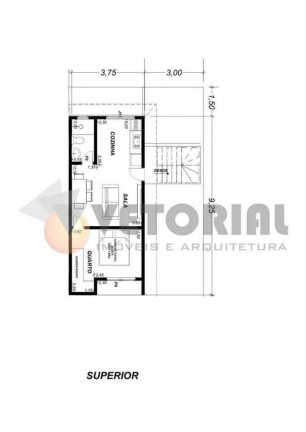 Imagem Sobrado com 2 Quartos à Venda, 75 m² em Balneário Gardem Mar - Caraguatatuba