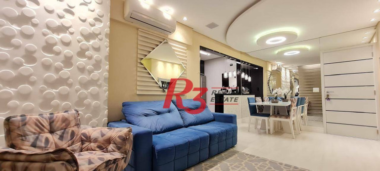 Apartamento com 2 Quartos à Venda, 77 m² em Marapé - Santos