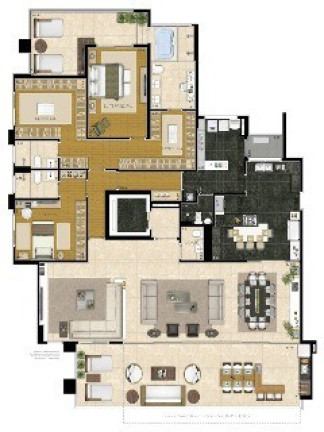 Imagem Apartamento com 4 Quartos à Venda, 280 m² em Jardim Anália Franco - São Paulo