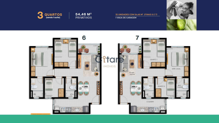Imagem Apartamento com 3 Quartos à Venda,  em Luciano Cavalcante - Fortaleza
