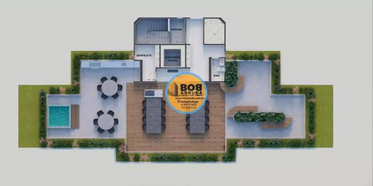 Imagem Apartamento com 4 Quartos à Venda, 122 m² em Espinheiro - Recife