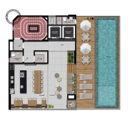 Imagem Apartamento com 1 Quarto à Venda, 25 m² em Barra - Salvador