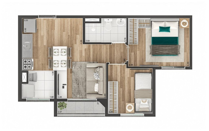Imagem Apartamento com 2 Quartos à Venda, 37 m² em Vila Tolstoi - São Paulo Imagem Apartamento com 2 Quartos à Venda, 37 m² em Vila Tolstoi - São Paulo