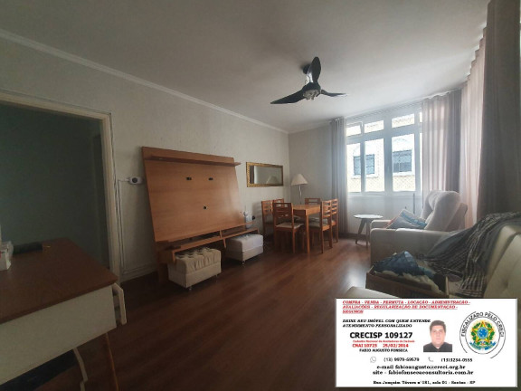 Imagem Apartamento com 2 Quartos para Alugar, 75 m² em Boqueirão - Santos