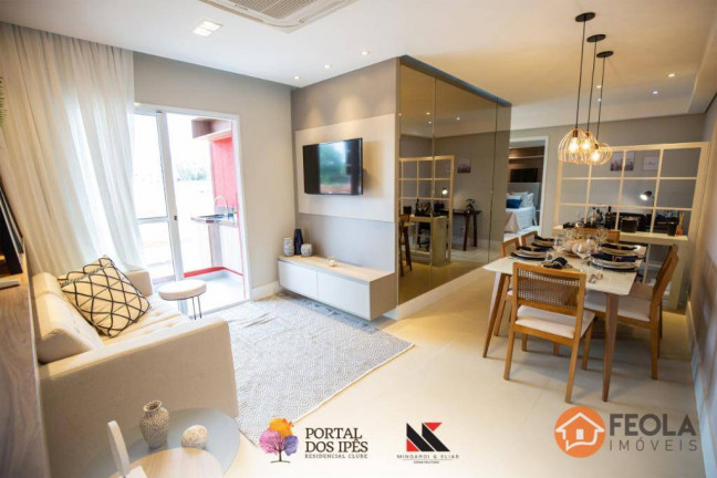 Apartamento com 2 Quartos à Venda, 55 m² em Loteamento Colina Santa Bárbara - Santa Bárbara D'oeste
