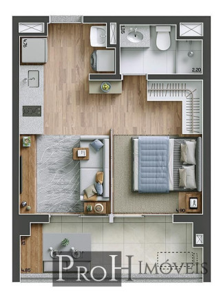Imagem Apartamento com 1 Quarto à Venda, 38 m² em Ipiranga - São Paulo Imagem Apartamento com 1 Quarto à Venda, 38 m² em Ipiranga - São Paulo