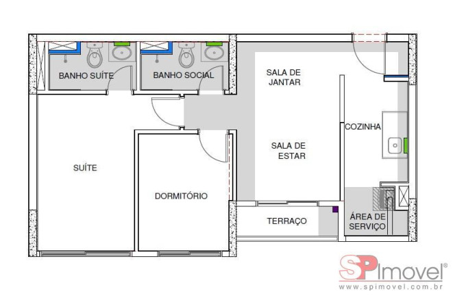 Imagem Apartamento com 2 Quartos à Venda, 43 m² em Liberdade - São Paulo Imagem Apartamento com 2 Quartos à Venda, 43 m² em Liberdade - São Paulo