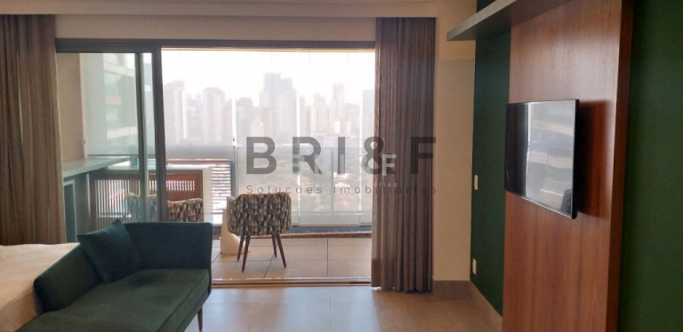 Imagem Apartamento com 1 Quarto para Alugar, 43 m² em Brooklin - São Paulo Imagem Apartamento com 1 Quarto para Alugar, 43 m² em Brooklin - São Paulo