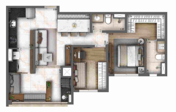 Imagem Apartamento com 4 Quartos à Venda, 120 m² em Ipiranga - São Paulo