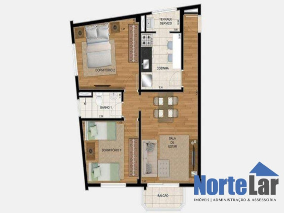 Imagem Apartamento com 2 Quartos à Venda, 62 m² em Parque Mandaqui - São Paulo