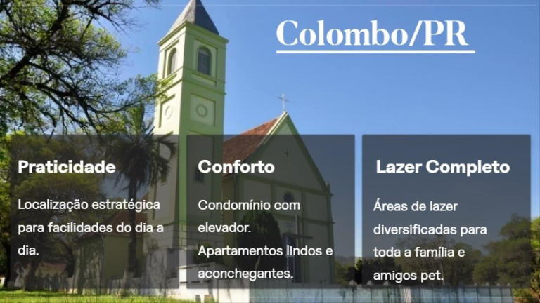 Imagem Apartamento com 2 Quartos à Venda, 52 m² em Paloma - Colombo Imagem Apartamento com 2 Quartos à Venda, 52 m² em Paloma - Colombo