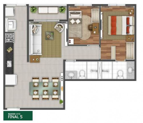 Imagem Apartamento com 2 Quartos à Venda, 59 m² em Caputera - Arujá