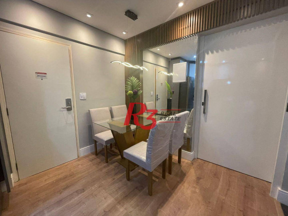 Imagem Apartamento com 1 Quarto para Alugar, 42 m² em Gonzaga - Santos Imagem Apartamento com 1 Quarto para Alugar, 42 m² em Gonzaga - Santos