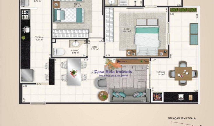 Imagem Apartamento com 3 Quartos à Venda, 98 m² em Aviação - Praia Grande Imagem Apartamento com 3 Quartos à Venda, 98 m² em Aviação - Praia Grande