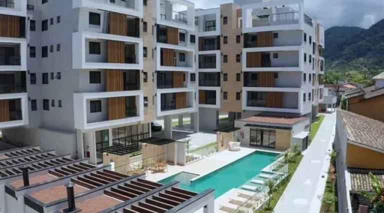 Apartamento com 2 Quartos à Venda, 85 m² em Praia Grande - Ubatuba