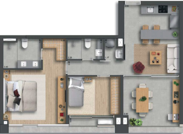 Imagem Cobertura com 3 Quartos à Venda, 209 m² em Itaim Bibi - São Paulo