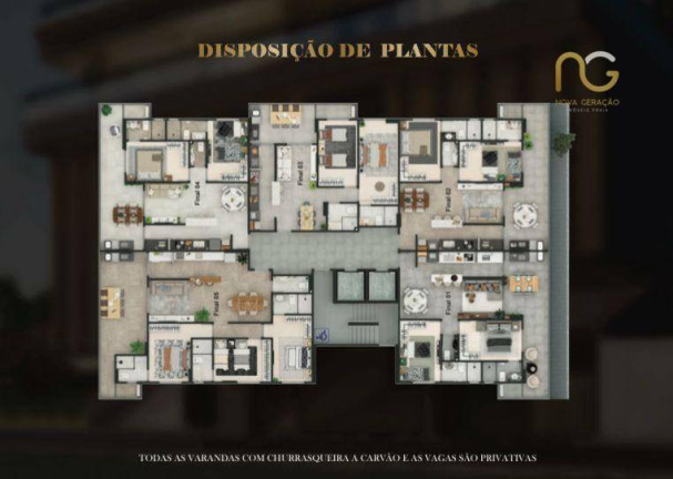 Imagem Apartamento com 2 Quartos à Venda, 86 m² em Canto Do Forte - Praia Grande Imagem Apartamento com 2 Quartos à Venda, 86 m² em Canto Do Forte - Praia Grande