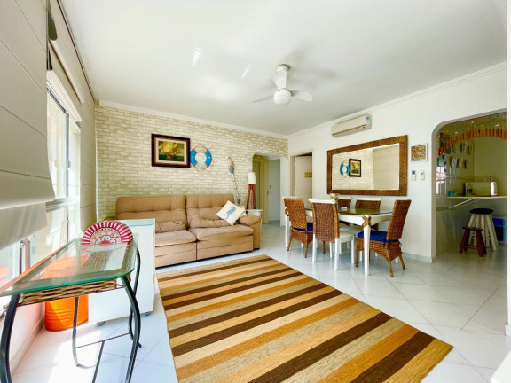 Apartamento com 3 Quartos à Venda, 95 m² em Jardim Astúrias - Guarujá