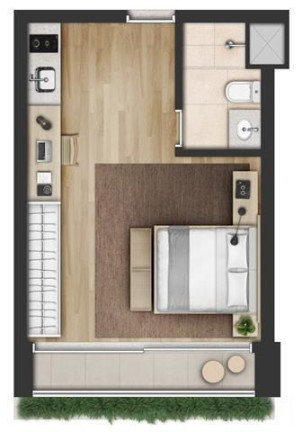 Imagem Imóvel com 1 Quarto à Venda, 21 m² em Indianópolis - São Paulo Imagem Imóvel com 1 Quarto à Venda, 21 m² em Indianópolis - São Paulo