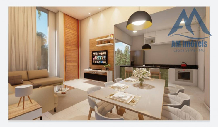 Imagem Casa de Condomínio com 4 Quartos à Venda, 262 m² em Condomínio Trilhas Do Sol - Lagoa Santa