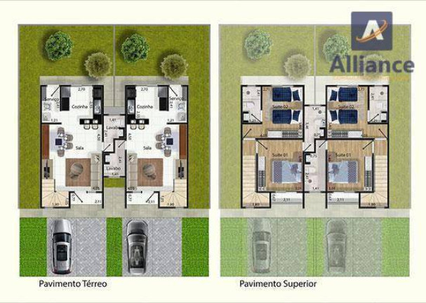 Imagem Casa com 2 Quartos à Venda, 82 m² em Residencial Vila Gaia - Louveira Imagem Casa com 2 Quartos à Venda, 82 m² em Residencial Vila Gaia - Louveira