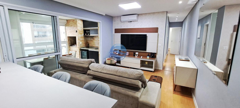 Apartamento com 2 Quartos à Venda, 78 m² em Ponta Da Praia - Santos