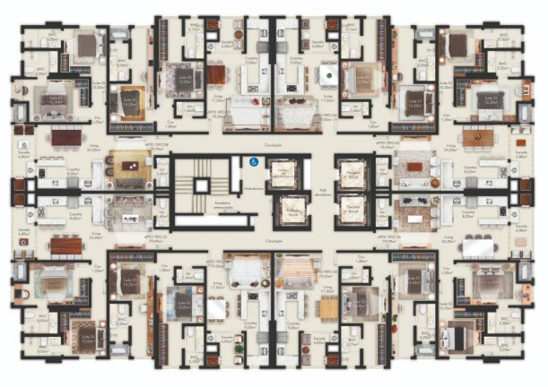 Imagem Apartamento com 2 Quartos à Venda, 79 m² em Alto Perequê - Porto Belo