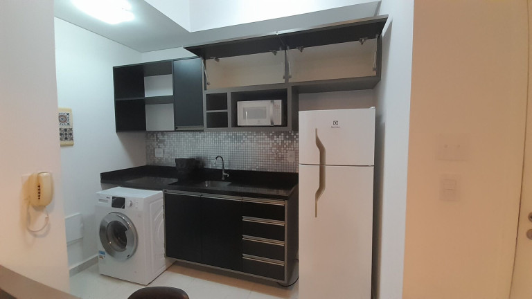 Imagem Apartamento com 1 Quarto para Alugar, 41 m² em José Menino - Santos