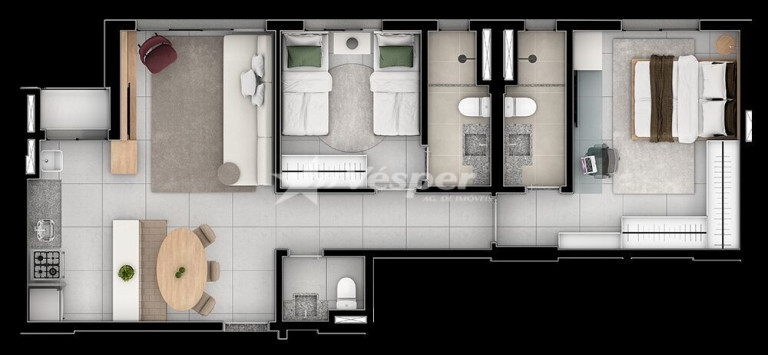 Imagem Apartamento com 2 Quartos à Venda, 71 m² em Setor Marista - Goiânia Imagem Apartamento com 2 Quartos à Venda, 71 m² em Setor Marista - Goiânia