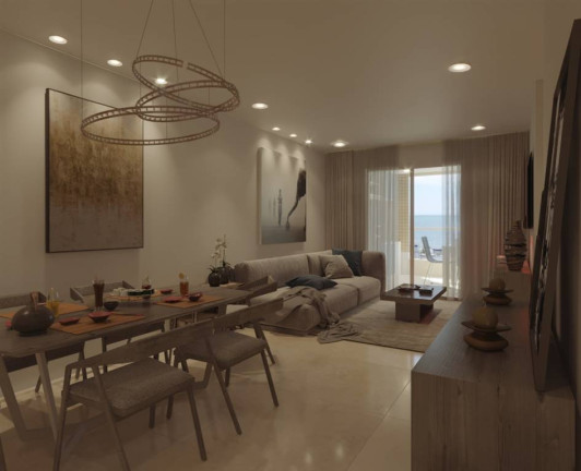 Imagem Apartamento com 1 Quarto à Venda, 55 m² em Ocian - Praia Grande