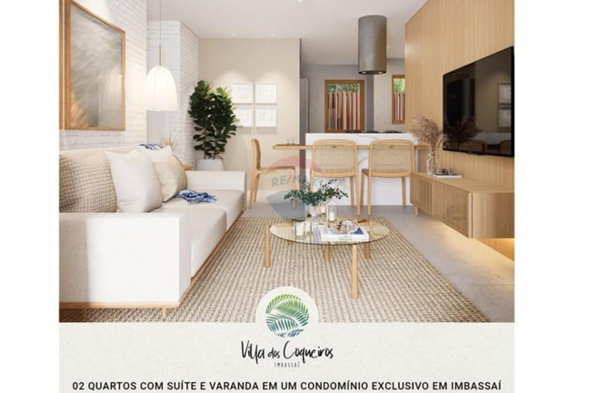 Imagem Apartamento com 2 Quartos à Venda, 75 m² em Imbassai - Mata De São João Imagem Apartamento com 2 Quartos à Venda, 75 m² em Imbassai - Mata De São João