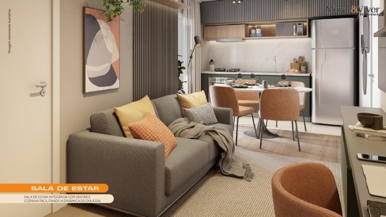 Imagem Apartamento com 2 Quartos à Venda, 45 m² em Vargem Grande - Pinhais